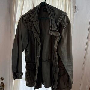 Buffalo David Bitton Olive Utility Jacket